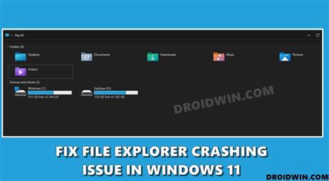 Image result for File Explorer Crashing Windows 11