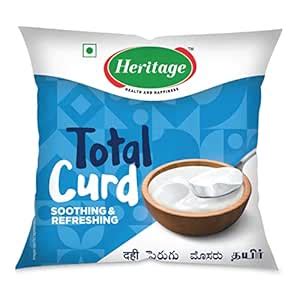 Heritage Dahi Pouch, 500 g : Amazon.in: Grocery & Gourmet Foods