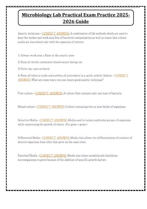 Microbiology Lab Practical Questions 的图像结果