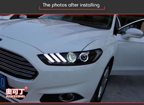 Ford Fusion Headlight 2013-2017 Mondeo DRL Mustang Design Hid Dynamic ...