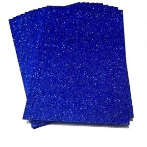 Definite Foam Glitter Sheets Paper A4 Size - for Art & Craft, Scrapbook ...