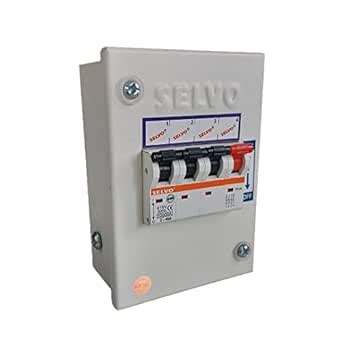 SELVO ELECTRICALS INDIA PVT. LTD. 4 Pole Metal Box & C-40A TPN MCB ...