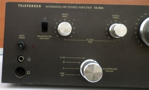 TELEFUNKEN ... TA 350 INTEGRATED HIFI STEREO AMPLIFIER