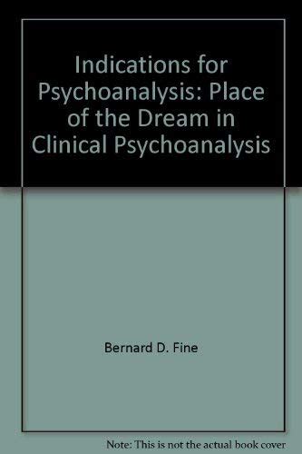 Amazon.in: Buy Indications for Psychoanalysis, the Place of the Dream ...