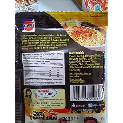 Kobe Boncabe Sambal Tabur - Extra Hot Chili Flakes, India | Ubuy