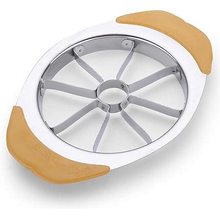 Buy Ganesh Plastic & Stainless Steel Apple cutter (Red) - colors may ...