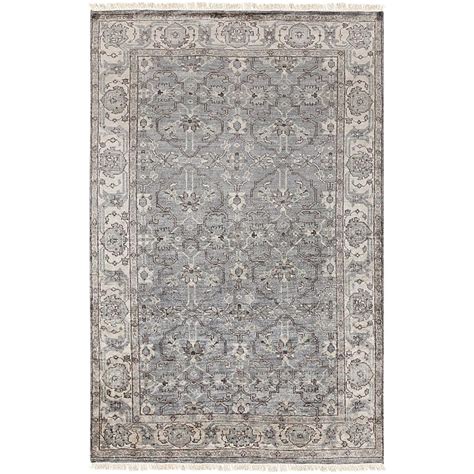 Surya Theodora 8 X 10 (ft) Grey Medallion Oriental Area Rug in the Rugs ...