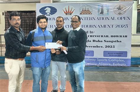 Soumick Bandopadhyay triumphs at 2nd Royal Rivals Rating Open 2025 ...