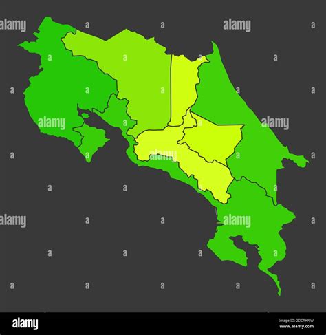 Costa Rica Population Density Map