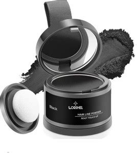 LORSHEL Hairline Shadow Powder Stick Black for Gray Hair Merging Powder ...
