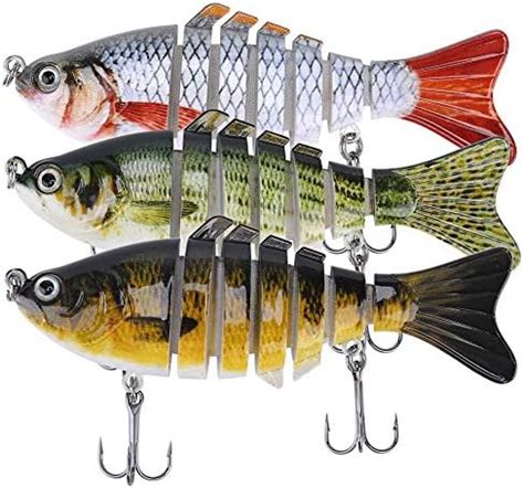 Lifelike Fishing Lures for Bass, Trout, Walleye, Predator Fish ...