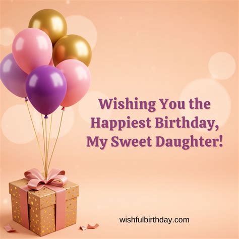 Happy Birthday Daughter Wishes