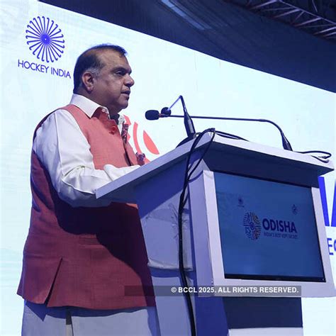 Narinder Dhruv Batra, President, International Hockey Federation during ...