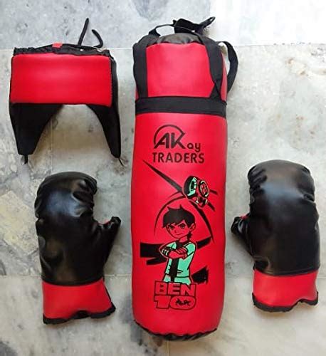 A KAY Kid's Boxing Kit with Punching Bag ( Assorted Colour ) : Amazon ...