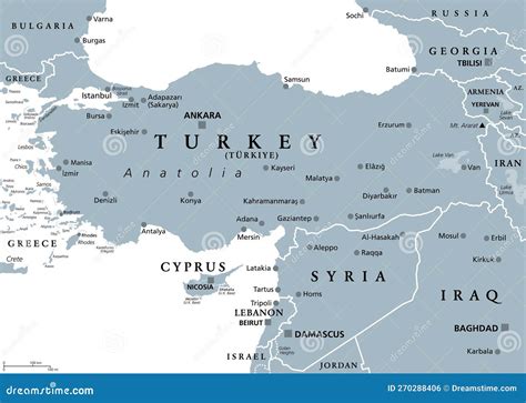 Anatolian Peninsula On World Map