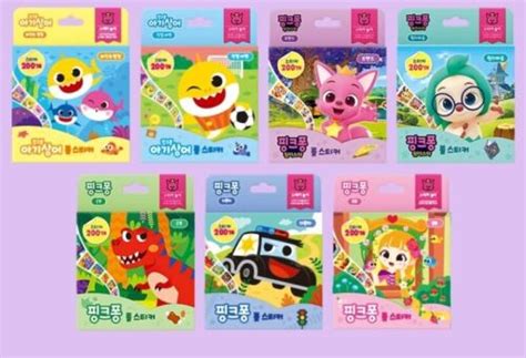 Pinkfong Baby Shark Wonderstar Roll Sticker Toy For India | Ubuy