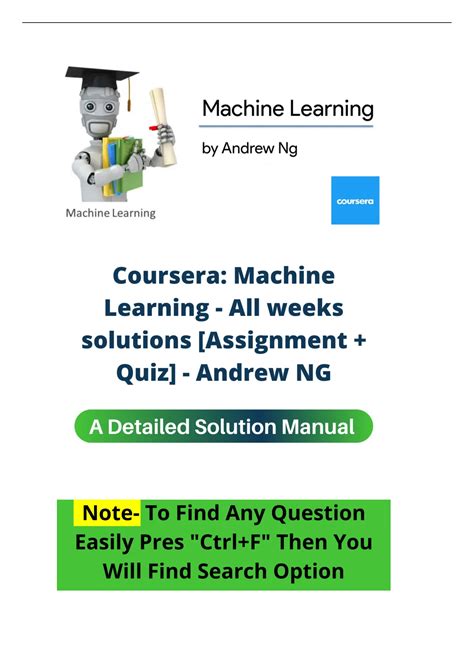 Image result for Coursera Machine Learning Assignment Answers