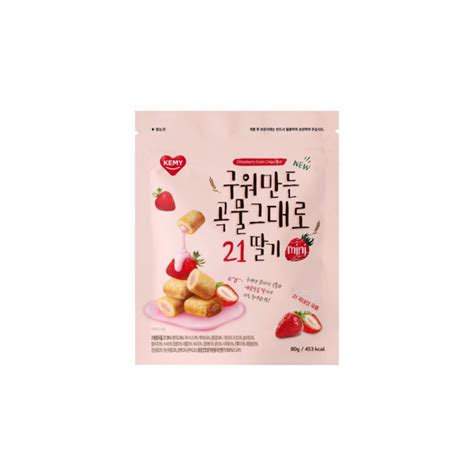 KEMY STRAWBERRY GRAIN CRISPY ROLL – Amiri Foods
