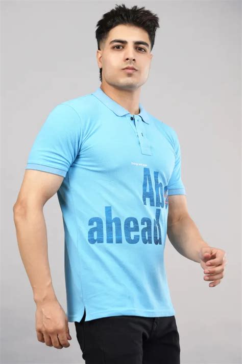 MEGHZ MENS POLO NECK PRINTED SKY T-SHIRT Price in India - Buy MEGHZ ...