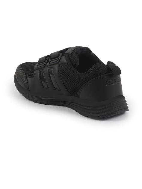 Shop Unisex Black School Boys & Girls Shoes Online - Fausto