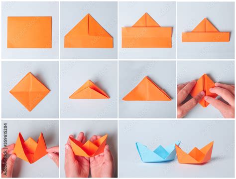Image result for Paper Boat Step by Step