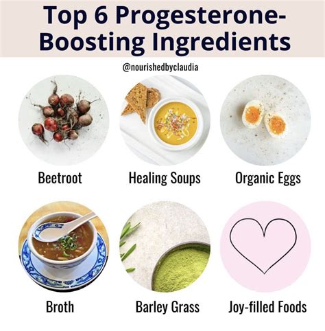 Top 6 Progesterone boosting ingredients | Filling food, Healing soup, Food