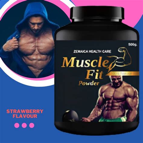 Zemaica Healthcare Muscle Fit, Whey Protein, Muscle Growth , Flavor ...