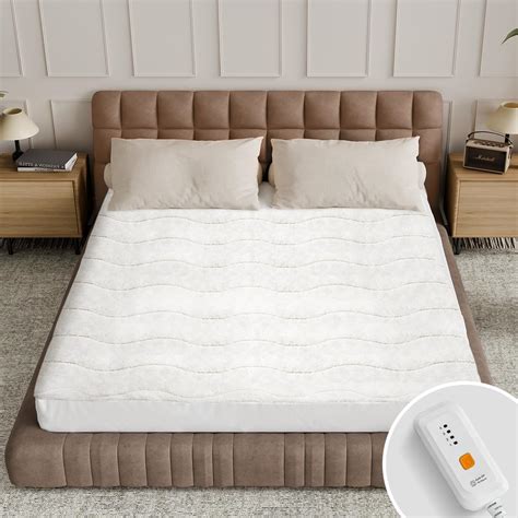 Amazon.com: Templewet Heated Mattress Pad Full Size - Single Control ...