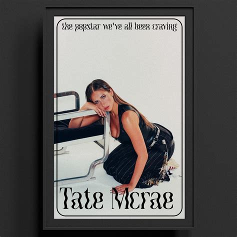 Tate McRae Poster A3 Tate McRae Print A3 Girly... - Depop