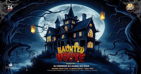 HAUNTED HOUSE | OFFICIAL HALLOWEEN PARTY, Club DEEP Larnaca, 26 October ...