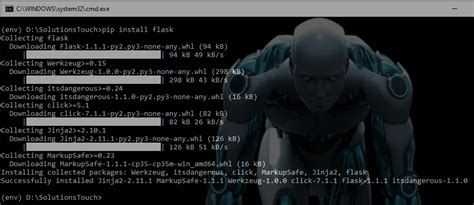 The Flask Installation and First program execution