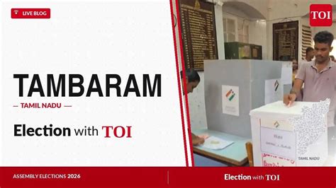 Tambaram election results 2026: TVK’s D Sarathkumar wins by 35,621 ...