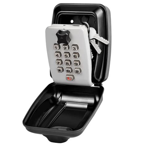 Buy VOBUKE Key Safe Wall Mounted Large Key Lock Box with Resettable ...