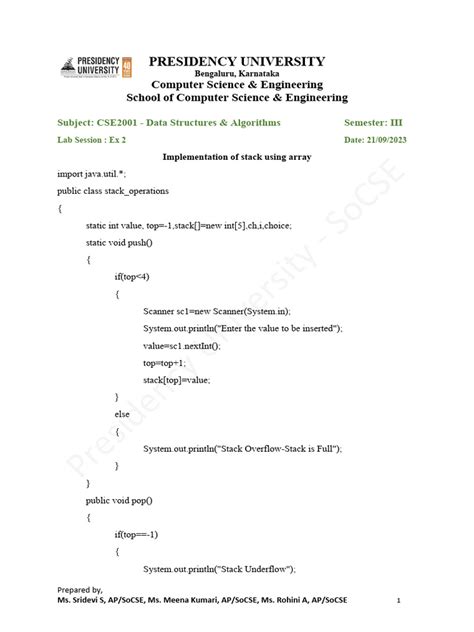 Image result for Array Implementation of Stack