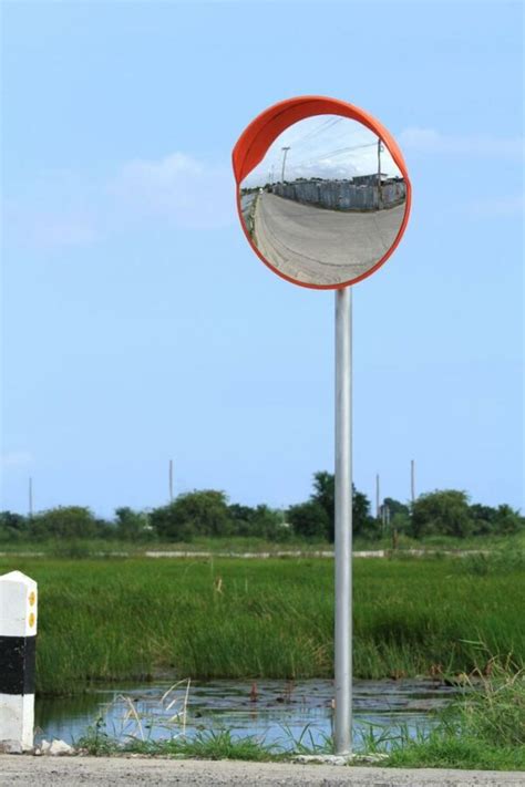 KACA CEMBUNG JALAN 45, 60, 80, 100 CM / TRAFFIC CONVEX MIRROR OUTDOOR