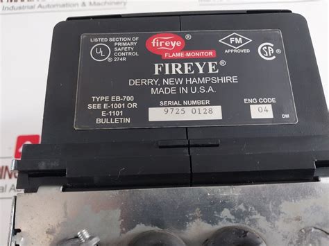 Fireye Eb-700 Flame-monitor – Aeliya Marine Tech®