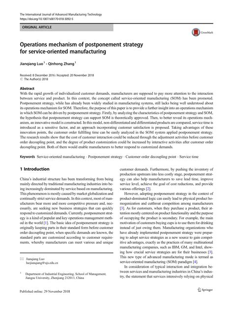 Postponement Manufacturing Strategy 的图像结果