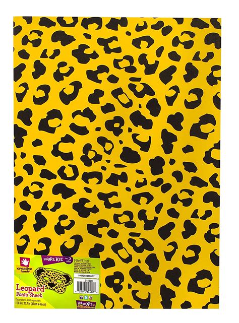 Buy Creative Hands by Fibre-Craft Sm’ART – Leopard Print 11”x17” Foam ...