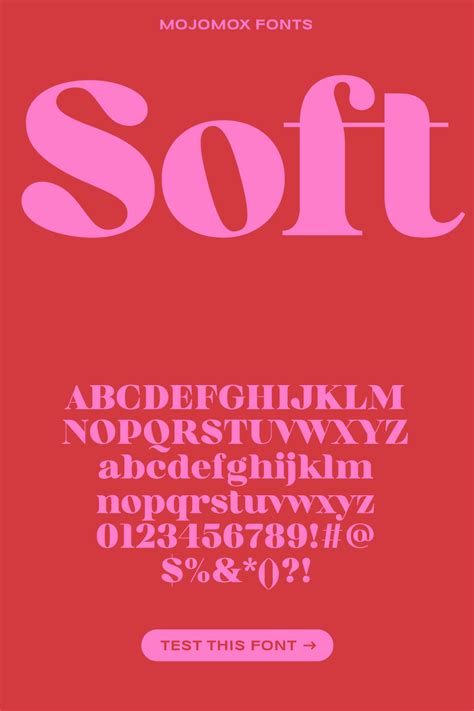 Bauhaus Soft—Bold organic serif font (updated)