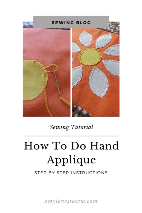 Hand Applique Tutorial 的图像结果