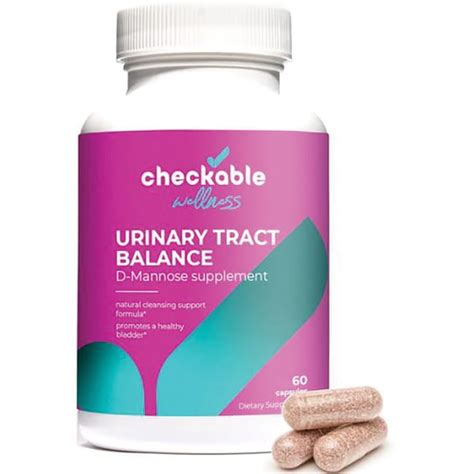 Buy Checkable Wellness Urinary Tract Balance - D-Mannose 60 Caps Online ...