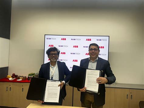 NAMTECH and ABB Robotics Sign MoU to Establish School of Robotics