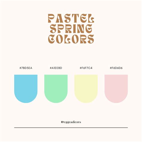 +60 Spring Color Palette: Best Color Combinations with Codes ...