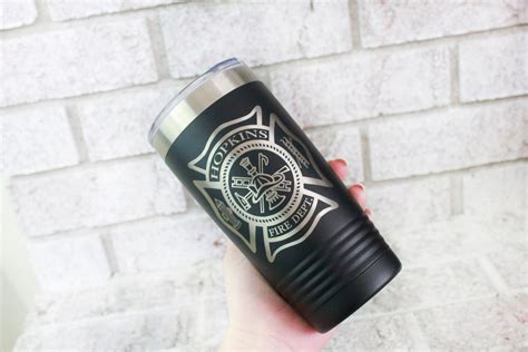 Firefighter Tumblers 20 Ounce Fire Department Gift Fire and | Etsy