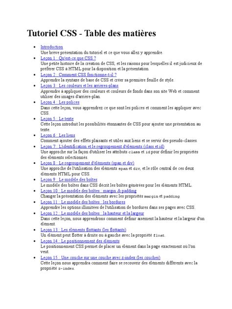 Image result for Cour Sur Le CSS