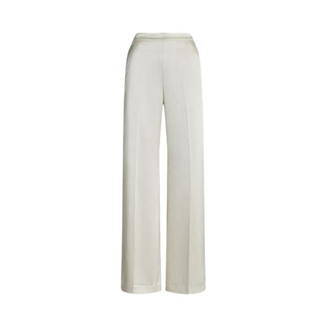 Satin Wide-Leg Trouser for Women | Ralph Lauren® IN