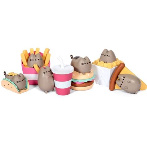 Pusheen The Cat Fast Food : Кутийка с Chibi Фигурка - Късметче