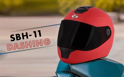 Steelbird SBH-11 7Wings ISI Certified Full Face Helmet for Men and ...