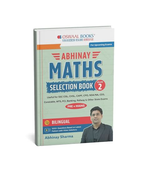 Oswaal Abhinay Maths Selection Book – Vol. 2 | Bilingual Workbook for ...