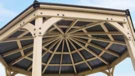 Yardistry 12' Meridian Octagon Gazebo (Aluminum Roof) [YM11924COM ...